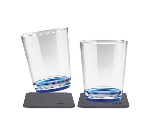 [90341974 1068104] Silwy Outdoor-Becher Lui Blue 2er-Set magnetisch 2.5 dl