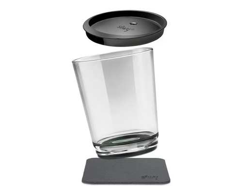 [90342036 1680763] Silwy Magnet-Kunststoff-Trinkbecher Triple Grau