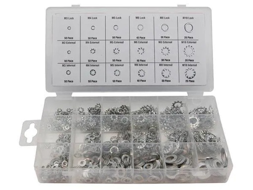 [90054346 326944] Perel Sicherungsscheiben-Set HAS03 720-teilig