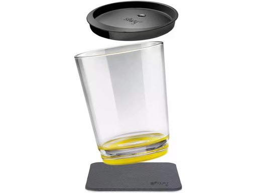 [90342085 1680761] Silwy Magnet-Kunststoff-Trinkbecher Triple Gelb