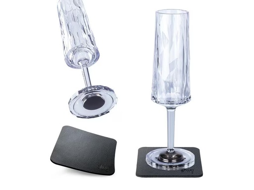 [90342120 1139440] Silwy Outdoor-Champagnerglas Hightech-Kunststoffgläser, 2er-Set