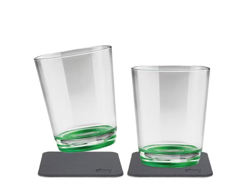 [90342259 1068105] Silwy Outdoor-Becher Sour Green 2er-Set magnetisch