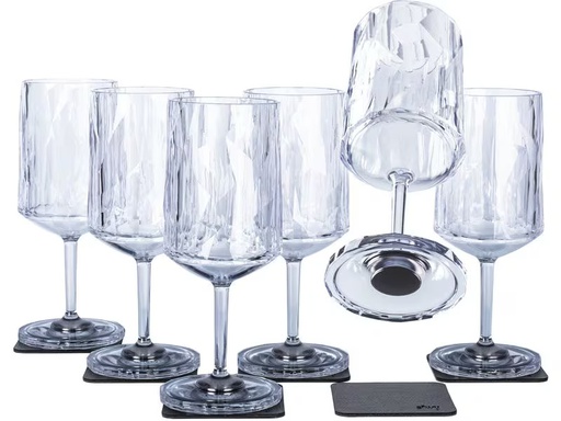 [90342273 1680765] Silwy Magnet-Kunststoffgläser, 6er-Set, 3 dl