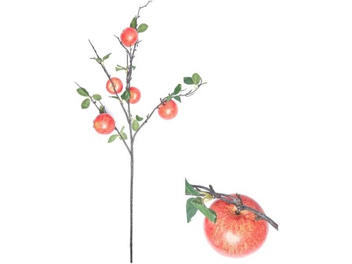 [90342287 1692164] CHALET Kunstblume Apfel 89 cm