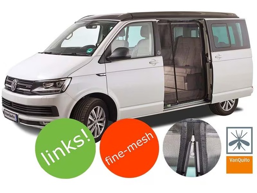 [90342348 1320146] Van Quito Moskitonetz Schiebetür Magnet fine-mesh VW T5/T6/T6.1