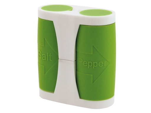 [90342352 1679278] Eurotrail Salz- oder Pfeffermühle 4 cm, Grün/Weiss