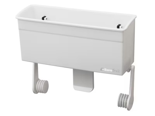 [90342421 1172794] Eurotrail Papierrollen-Halter mit Saugnäpfen Weiss