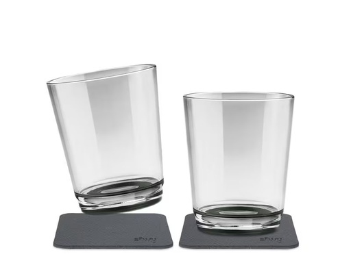 [90342491 1068108] Silwy Outdoor-Becher Pearl Grey 2er-Set magnetisch 2.5 dl