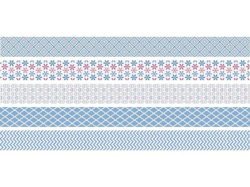 [90054398 665422] Heyda Washi Tape Pastell Mini Hellblau