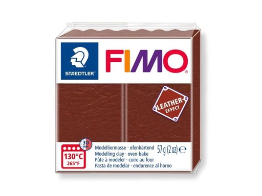 [90342948 1062630] Fimo Modelliermasse leather-effect Walnuss