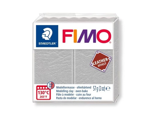[90343009 1062631] Fimo Modelliermasse leather-effect Grau
