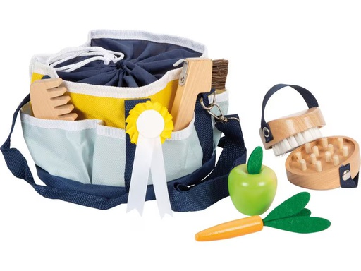 [90343016 1694327] small foot Spielzeug Pferdepflege-Set mit Tasche
