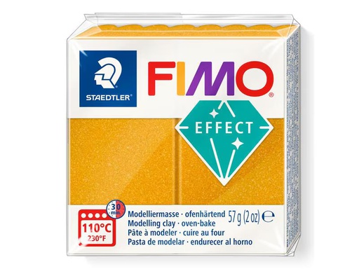 [90343030 558002] Fimo Modelliermasse Soft Effect Gold, 57g