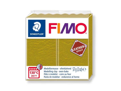 [90343065 1062629] Fimo Modelliermasse leather-effect Olivgrün