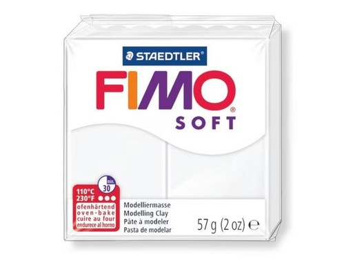 [90343080 557979] Fimo Modelliermasse Soft Weiss