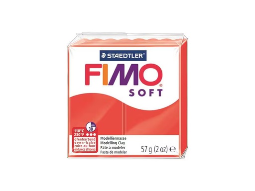 [90343102 1393283] Fimo Modelliermasse Soft Hellrot