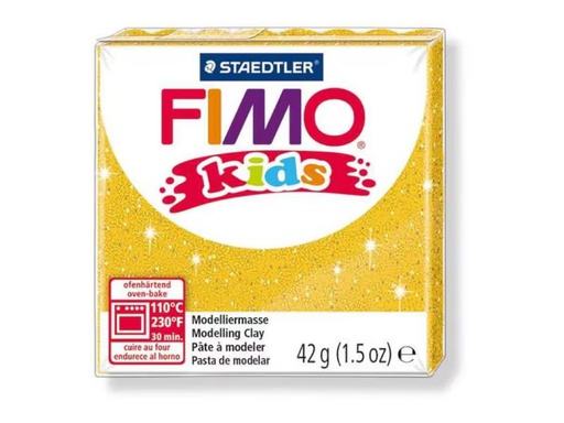 [90343192 556127] Fimo Modelliermasse Kids Glitter Gold