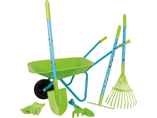 [90343197 1694334] small foot Grosses Gartenset mit Schubkarre