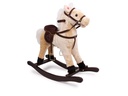 small foot Schaukelpferd Zottel Beige/Braun