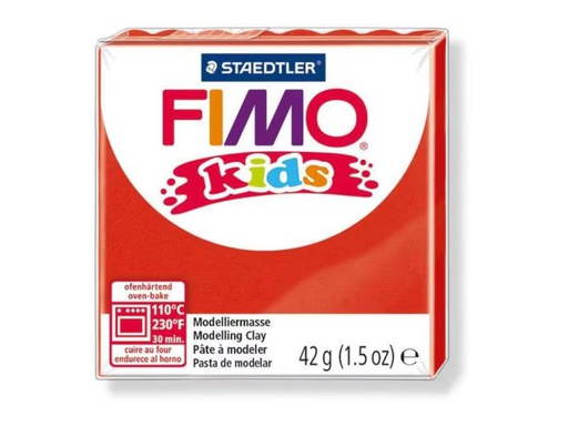 [90343252 556123] Fimo Modelliermasse Kids Glitter Rot