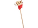 small foot Steckenpferd «Rocky» Beige/Nature/Rot