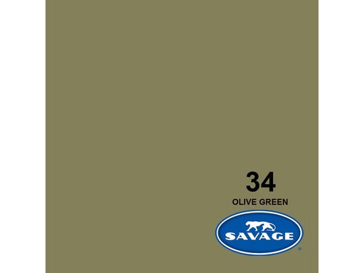 [90343389 1701874] Savage Hintergrund Papier 1.35 x 11 m Olive Green