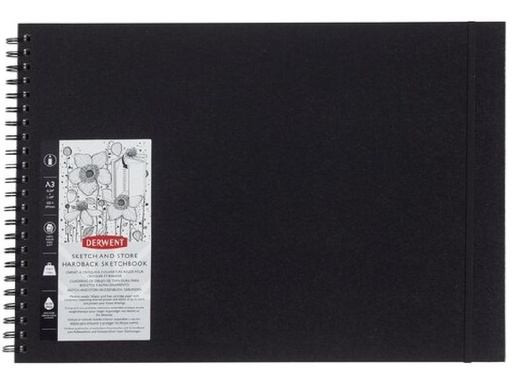 [90343397 1698419] Derwent Zeichenblock Sketch &amp; Store A3 Querformat