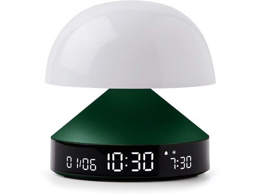 [90343423 1696847] Lexon Lichtwecker Mina Sunrise Dunkelgrün