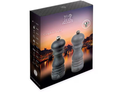 [90343554 1698528] Peugeot Gewürzmühle Paris Duo 0.7 cm, Grau