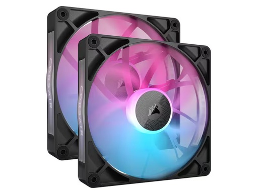 [90343677 1690085] Corsair PC-Lüfter iCUE LINK RX140 RGB Schwarz, 2er Starter-Kit