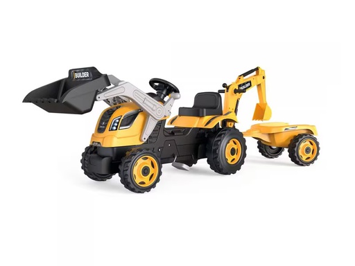 [90343749 1691756] Smoby Traktor Builder Max mit Anhänger
