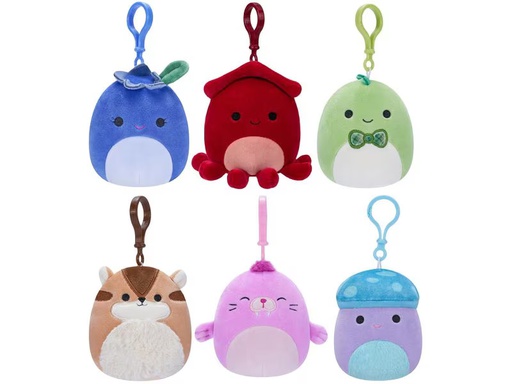 [90343750 1669820] Squishmallows Plüsch Squishmallow Clip-On 9 cm, assortiert