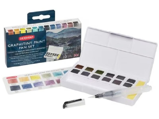 [90343842 1698448] Derwent Aquarellfarbe Inktense 12-teilig