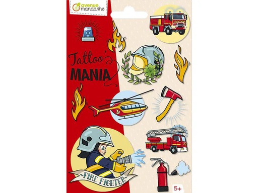 [90344031 1696984] Avenue Mandarine Tattoo Set Tattoo Mania Feuerwehr