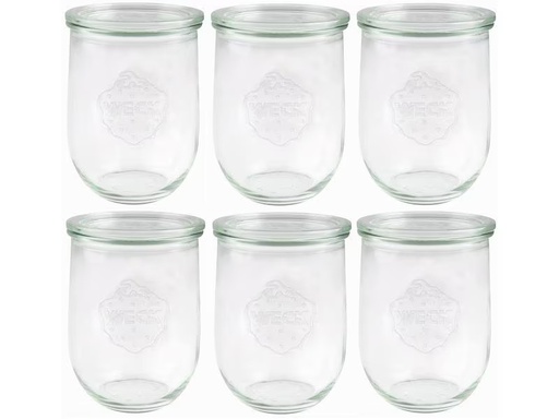[90344040 1513025] Weck Einmachglas 1000 ml, 6 Stück