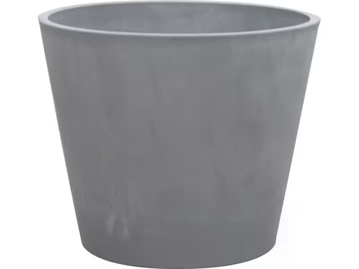 [90344094 1697882] Van der Gucht Blumentopf Woodstone Ø 35 cm x 33 cm Hellgrau