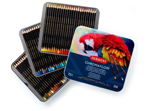 [90344129 1698458] Derwent Farbstifte Chromaflow mehrfarbig, 72 Stück