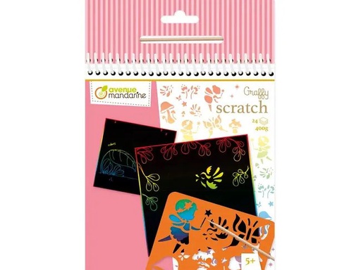 [90344156 1696955] Avenue Mandarine Bastelset Graffy Scratch Feen