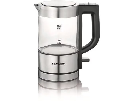[90344226 1703609] Severin Wasserkocher WK 3472 0.5 l, Grau/Silber