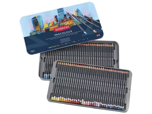 [90344427 1698440] Derwent Farbstifte Procolour 72-teilig
