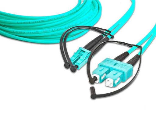 [90054583 110290] Lightwin LWL-Patchkabel LC-SC, Multimode, OM3, 2 m