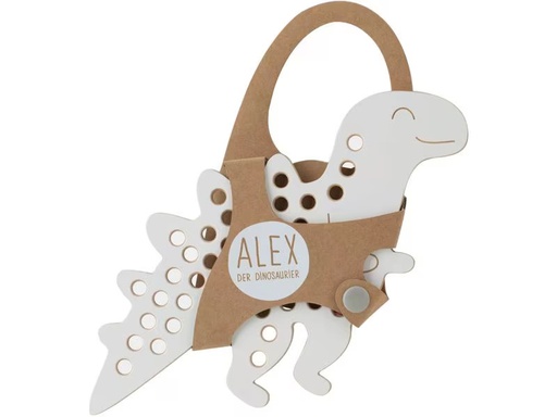 [90344583 1702250] Milin Fadenspiel Alex der Dinosauier FSC-Holz
