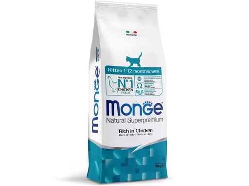 [90344935 1691161] Monge Trockenfutter Katze Kitten Huhn 10 kg