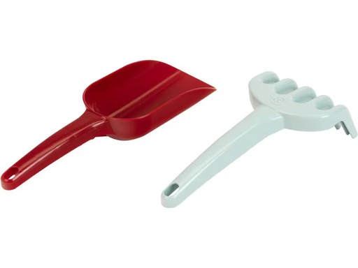 [90344977 1683316] Klein-Toys Set Mehlschaufel und Sandrechen 2 Teile