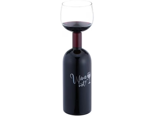 [90345126 1695044] relaxdays Universal Weinglas Wine not 750 ml, 1 Stück, Transparent