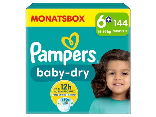 [90345155 1691949] Pampers Windeln Baby Dry Extra Large Grösse 6+