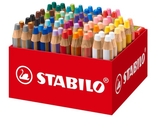 [90345445 1705549] STABILO Farbstifte Woody 3 in 1 XL 76er Box