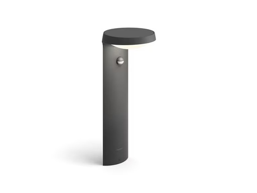 [90345461 1689065] Philips Tyla Sockelleuchte,Solar Ultra-Efficient anthrazit + Sensor