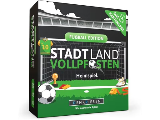 [90345488 1707783] Denkriesen Partyspiel STADT LAND VOLLPFOSTEN – Heimspiel
