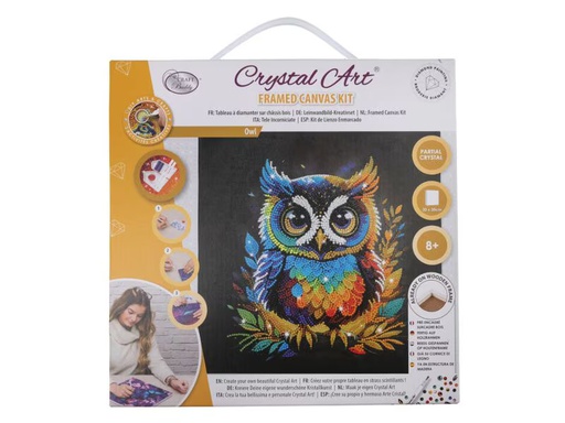 [90345904 1704557] CRAFT Buddy Bastelset Crystal Art Kit Eule